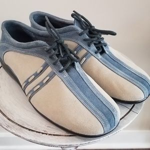 HP☆DAVID TATE Leather Suede Oxfords Shoes Size 8.5